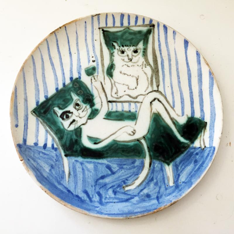 Cats plate/Andersen Design