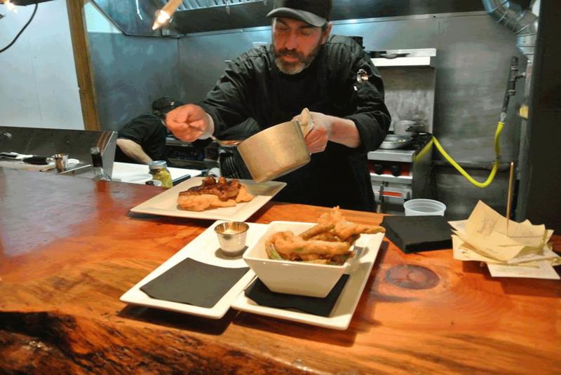Chef Ean Woodward of Ebantide in Camden is an early adopter of Foodslack. (Photo courtesy Ebantide). Chef Ean