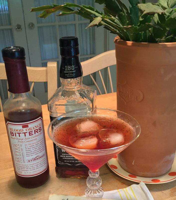 I made a manhattan to go with the carnitas tacos from Que Rico! SUZI THAYER/Boothbay Register