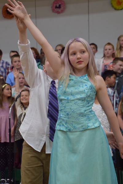 Jordyn Brown and her partner dance to ‘Beauty and the Beast.’