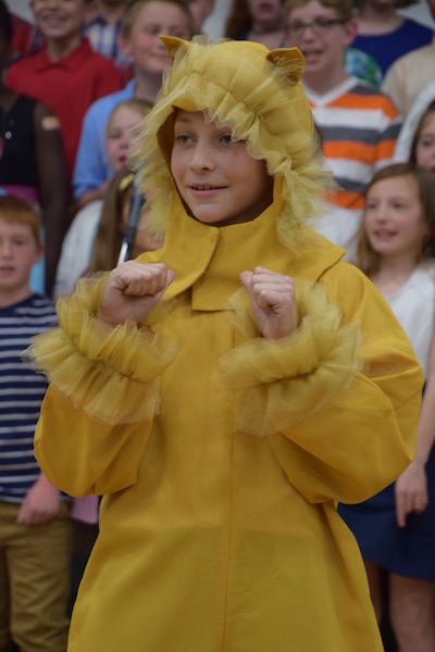 Dylan Emery as Simba the Lion.