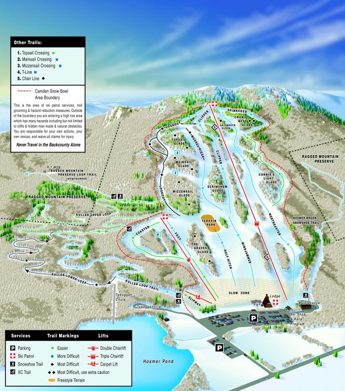 Ragged Mountain Trail Map Camden To Apply For Grants To Help Pay For New Lodge, Ragged Mountain Trails  | Penbay Pilot