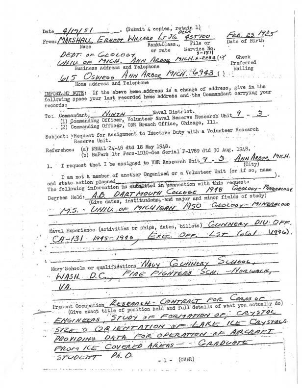 VA resume. (Photos courtesy of Long Funeral Home)