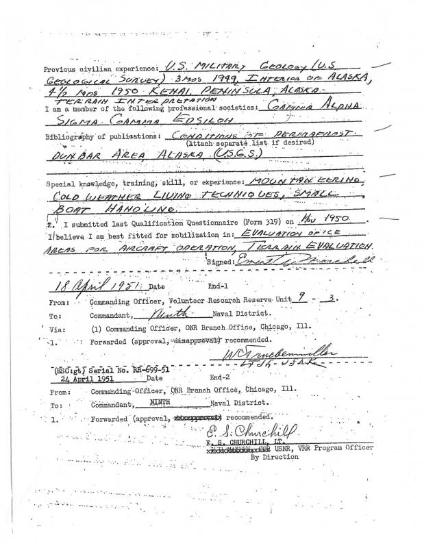VA resume. (Photos courtesy of Long Funeral Home)