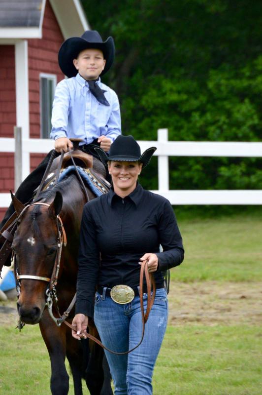Jaiden Shute on Amblin On Easy and led by Megan Boerner. (Courtesy Chelsea Lord)