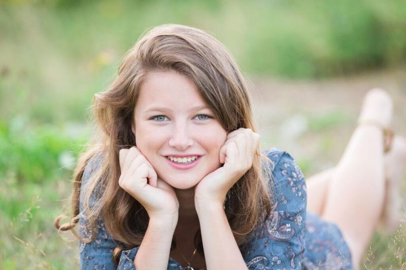 Grace Olsen is one of four students to receive a scholarship award from the Rockport Garden Club in 2017.