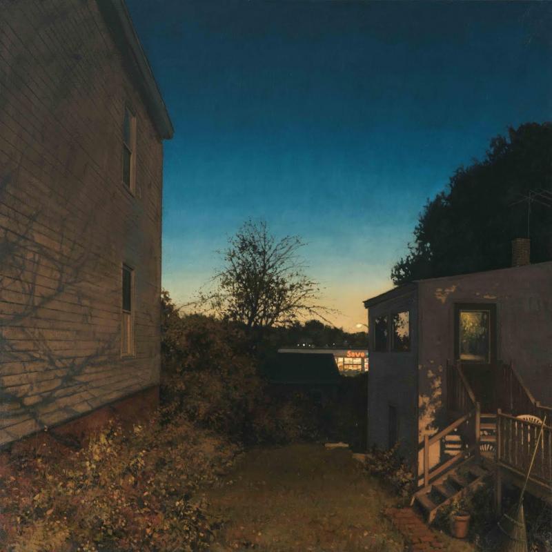 Linden Frederick, Save-A-Lot, 2016, oil on linen, 36 x 36 in., (courtesy Forum Gallery)