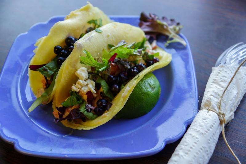 Another notable lobster “taco” with the taco made from pasta. (Photo courtesy PJ Walter Photography)