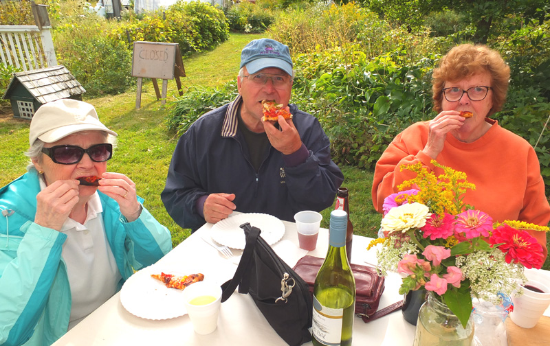 From Belfast: Sylvia Kelly, Giovanni and Patricia Slifka
