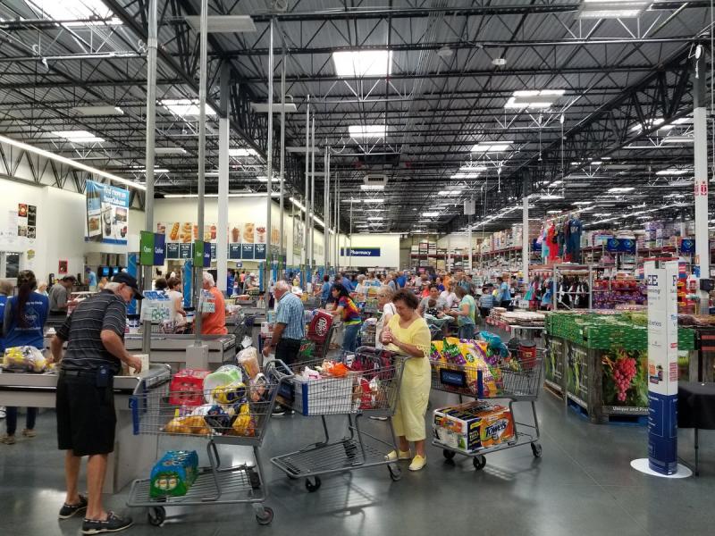 Long lines formed at a Sam’s Club Tuesday, Sept. 5 in Gainesville, Florida ahead of Hurricane Irma. (Courtesy Joshua Wilson)