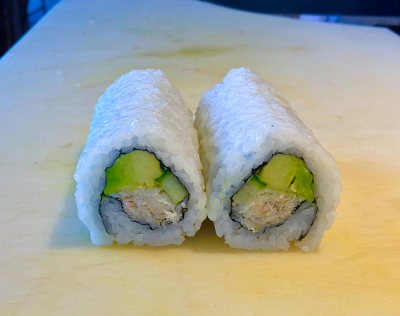California rolls in the making. SUZI THAYER/Boothbay Register