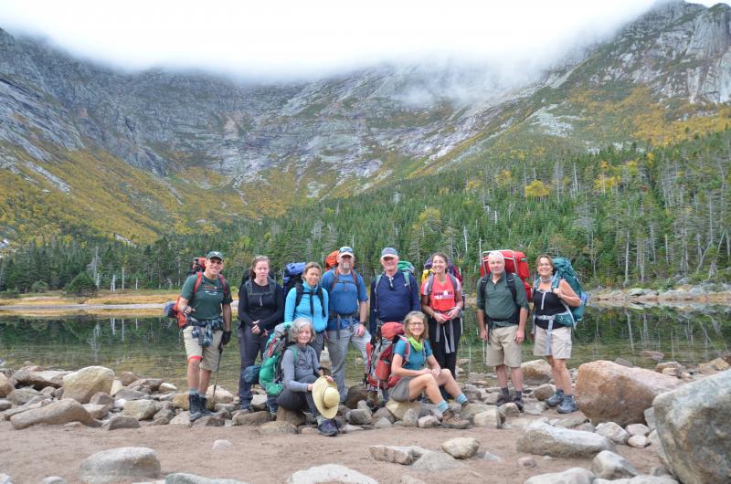 And there is the MaineSport group, ready to hike home.