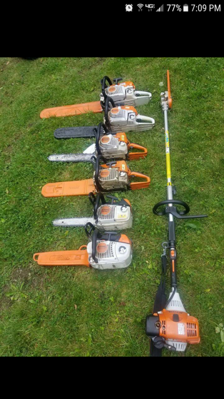 Chainsaws galore!