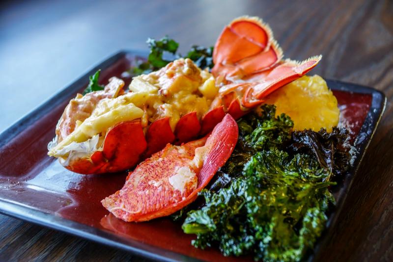 Winning the professional category was chef Nick Andrei of Husson University with its “smoky, bacon flavor.” (Photo courtesy PJ Walter Photography)