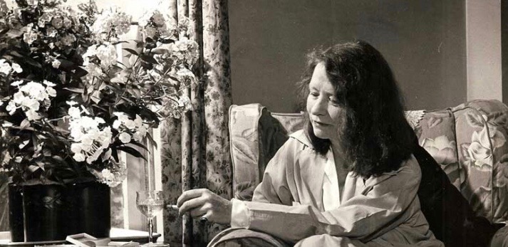 Millay at home in Steepletop. (Photo courtesy Millay House Rockland)