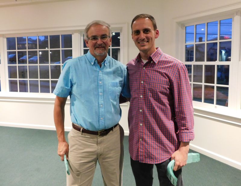 Brian (left) and Colby Horne. (photo by Erica Thoms)