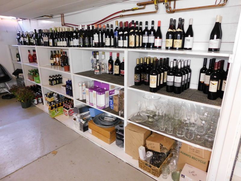 The wine cellar. (photo by Erica Thoms)
