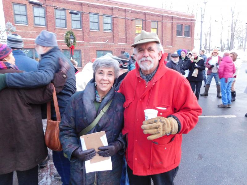 Ellen Sander and Mike Hurley. (photo by Erica Thoms)