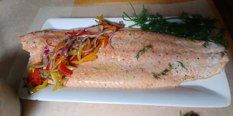 A beautiful presentation and healthy dish for New Year’s Eve parties. (Photo courtesy Annie Mahle)