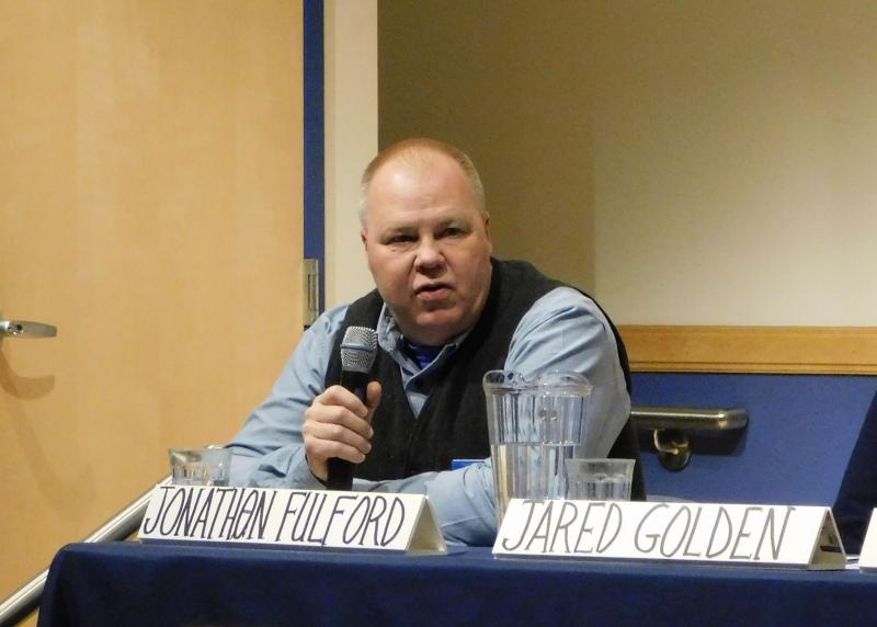 Candidate Jonathan Fulford (photo by Erica Thoms)
