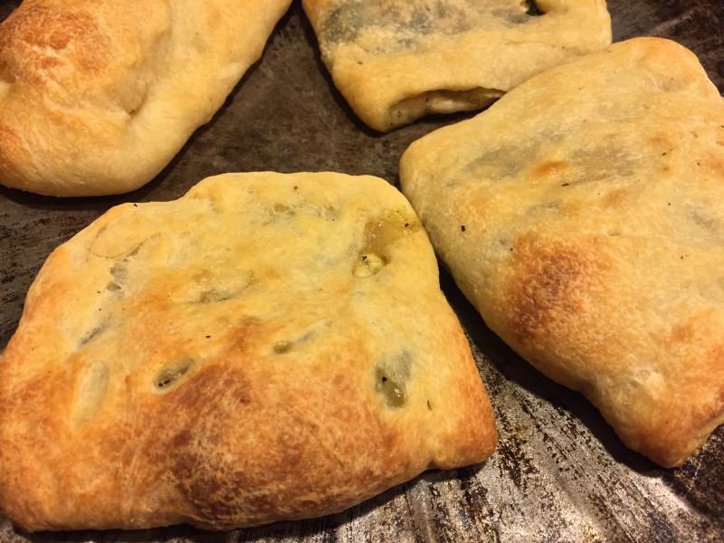 My first attempt at spinach pies. They were good, but they weren’t Bernies :-( SUZI THAYER/Boothbay Register