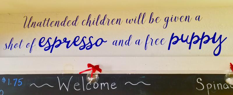 An example of the offbeat ambience at Osteria Bucci. SUZI THAYER/Boothbay Register