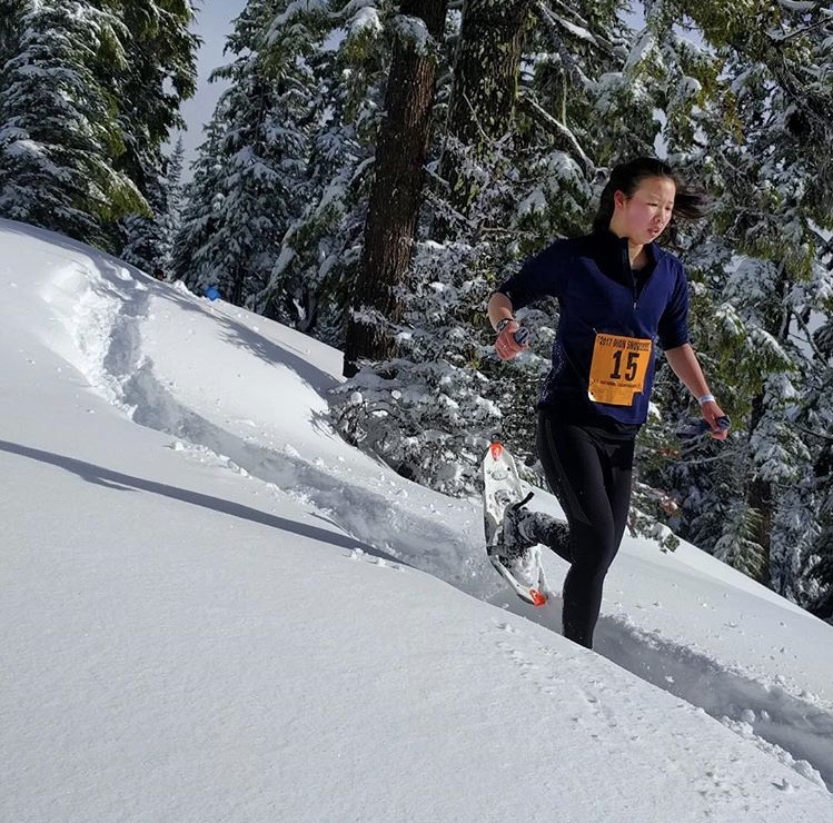 At the 2017 National Snowshe Championships in Bend Oregon. (Photo courtesy Annika Rogers)