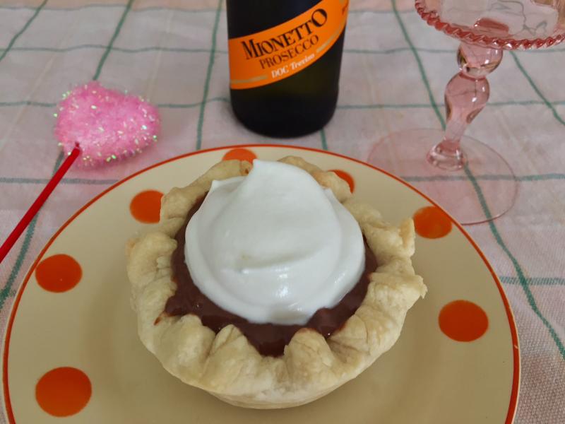 I made some mini chocolate cream pies one day, to cheer myself up. SUZI THAYER/Boothbay Register