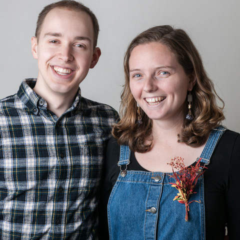 Devin Shepherd and Juliette Walker at the Watershed Center for the Ceramic Arts in Newcastle. Courtesy of Winky Lewis