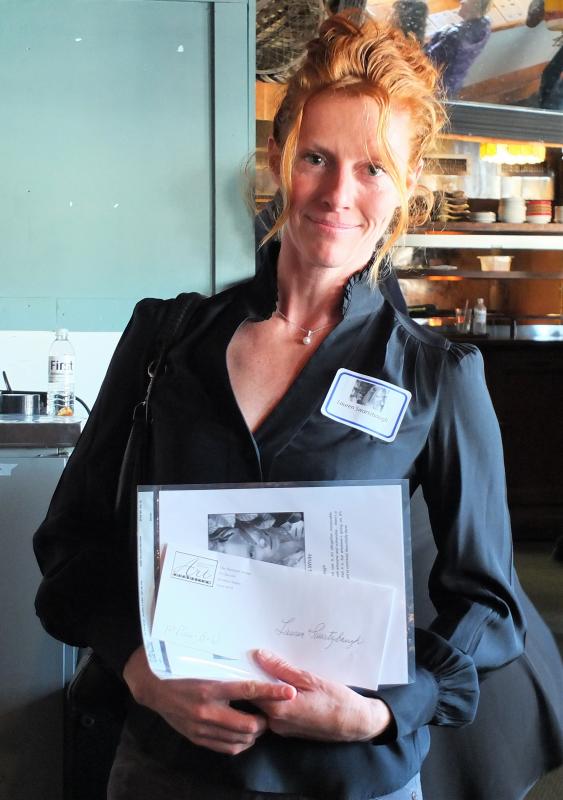 Lauren Swartzbaugh of Newcastle was awarded First Place in the Black & White category. LISA KRISTOFF/Boothbay Register Lauren Swartzbaugh