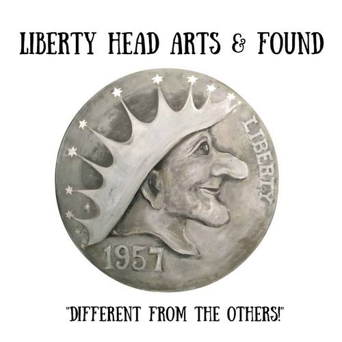 The Liberty Head Arts and Found logo created by Marty Rowe. (Photo courtesy of Morgan Rowe)