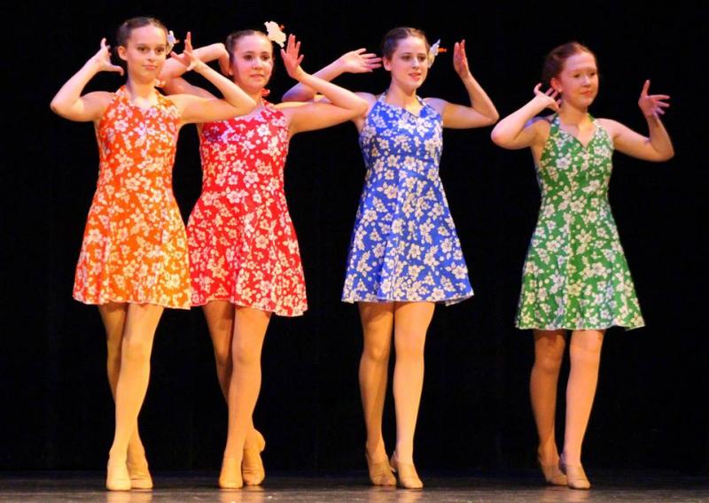 (Photos courtesy Ellen Curtis) Wash that Man: Charlotte Hood, Kelsey Guinn, Sydney Fields, Ceci Tinch