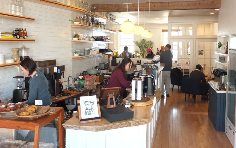 Sea Folk, a new coffee shop opened in Rockport Village. (Photo by Chris Wolf)