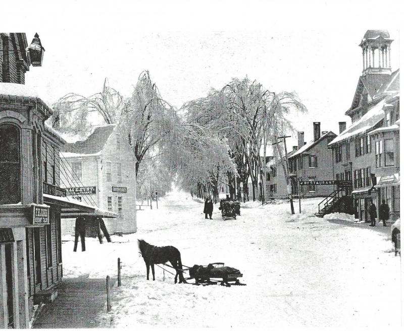 Elm Street by Chestnut Street. (Photo courtesy Barbara F. Dyer)