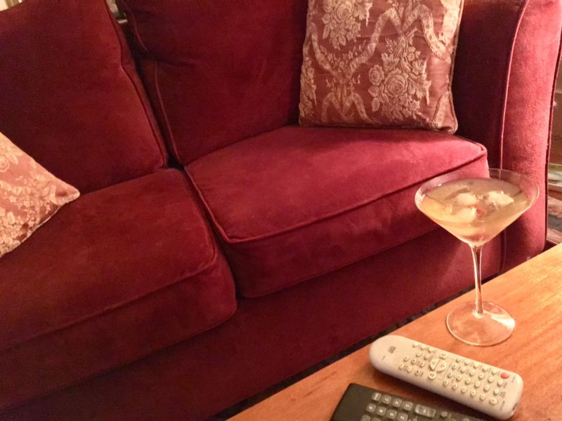 Manhattan and couch. Art. SUZI THAYER/Boothbay Register