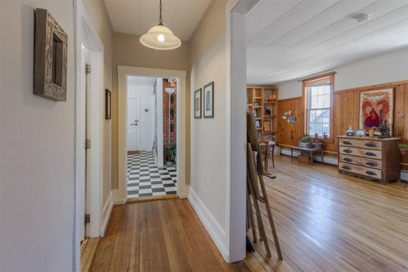 A glimpse at the apartment above the Hope General Store. (Photo courtesy Kate Sfeir/Legacy Properties Sotheby's International Realty)