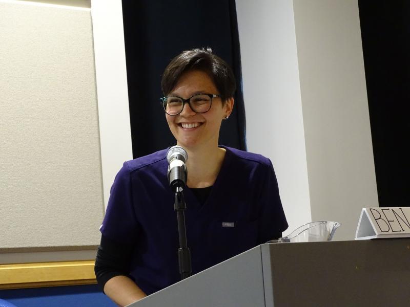 Belfast Mayor Samantha Paradis. (photo by Erica Thoms)
