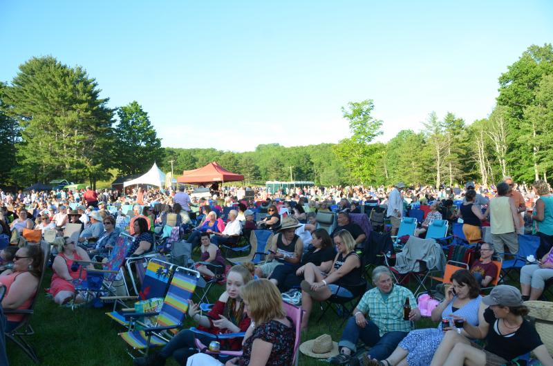 A field of fans. (Photo by Lynda Clancy)