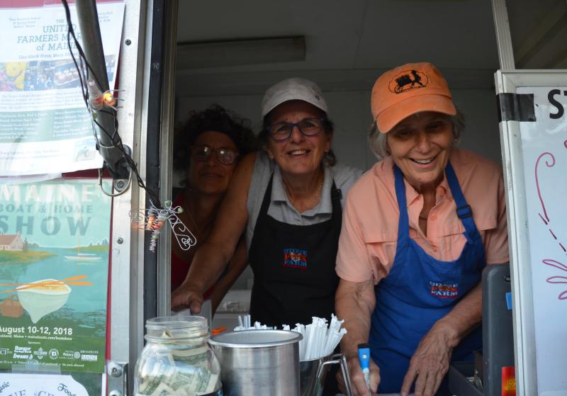 Stone Farm ice cream was the go-to sweet spot. (Photo by Lynda Clancy)
