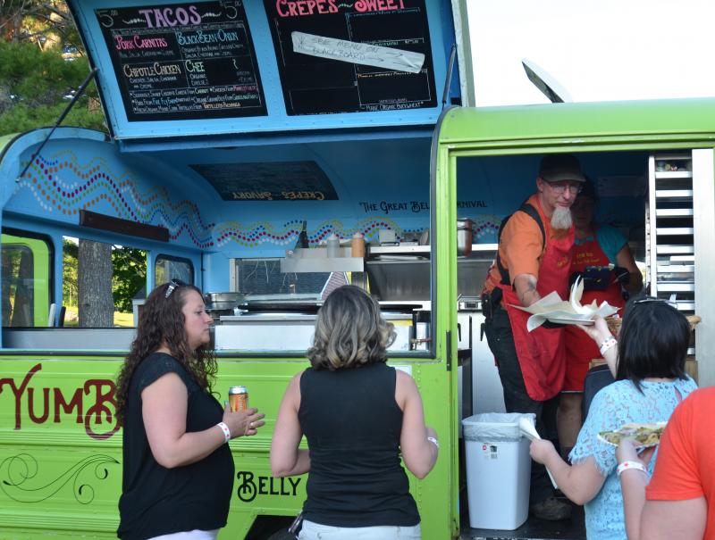 And there was food. (Photo by Lynda Clancy)