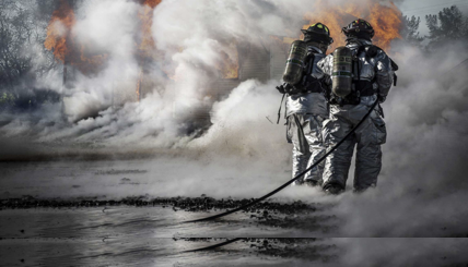 This photo, Figure A, is an example of what a firefighter would see in the conditions that they typically work in. (Photo courtesy Flir.com)