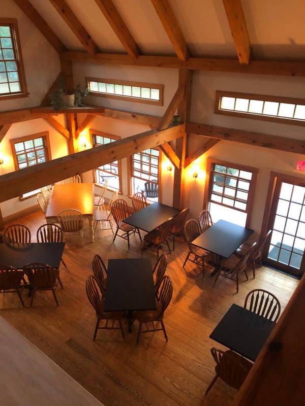 The view from the second floor at Barrettstown Farmhouse. (Photo courtesy of Barrettstown Farmhouse)
