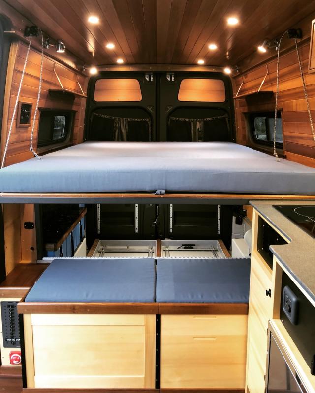 Inside Jinx. (Photo courtesy of Eli Ellis/ AWOL Adventure Rigs)