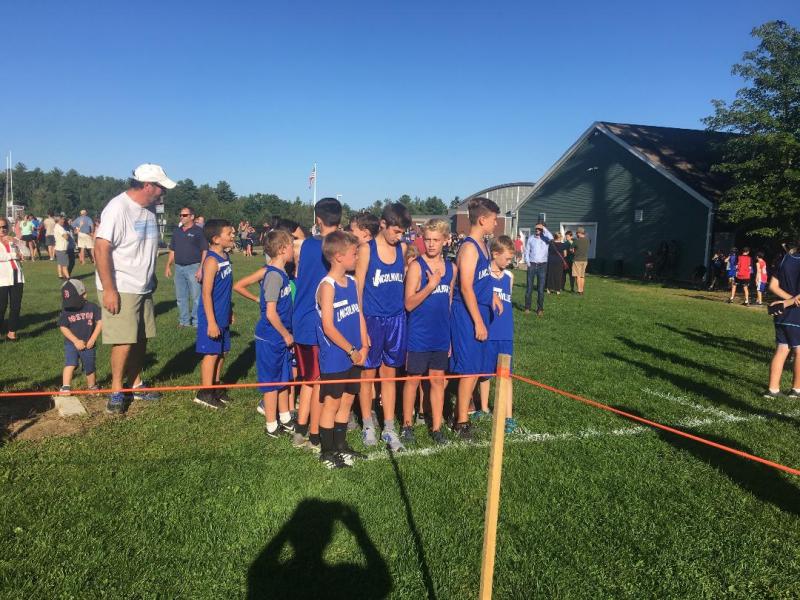 Runners at the Sept. 13 middle school cross country meet. (Courtesy Paul Russo)