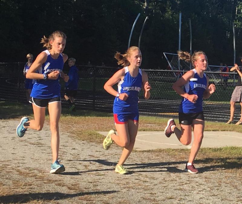Runners at the Sept. 13 middle school cross country meet. (Courtesy Paul Russo)