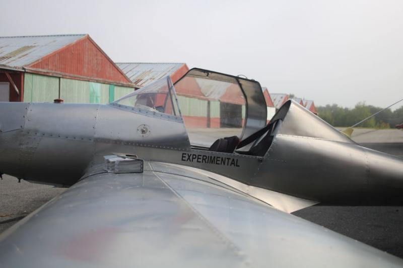 Robert Dodge’s aircraft. (photo by Erica Thoms)