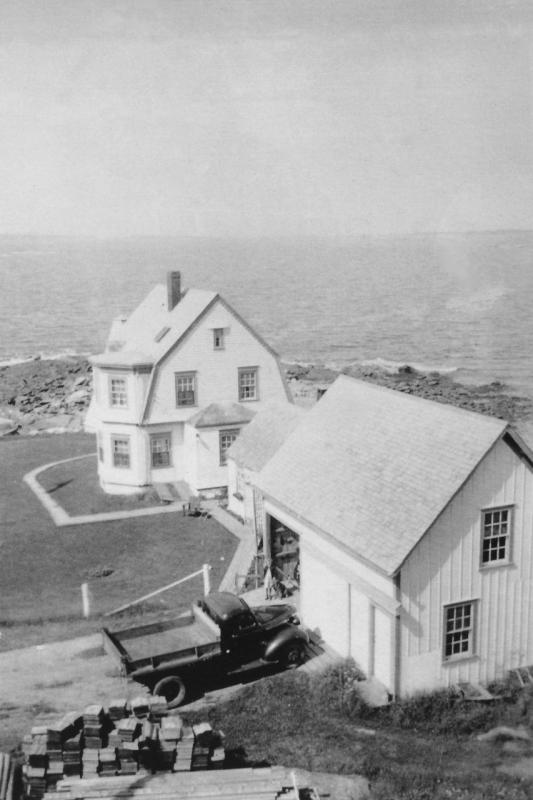 Original Keeper’s Barn and Workshop. (Photo courtesy Marshall Point Lighthouse and Museum)