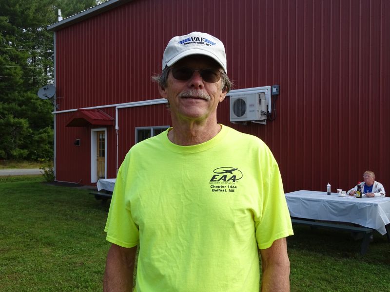 Experimental Aircraft Association chapter 1434 President Duke Tomlin. (photo by Erica Thoms)