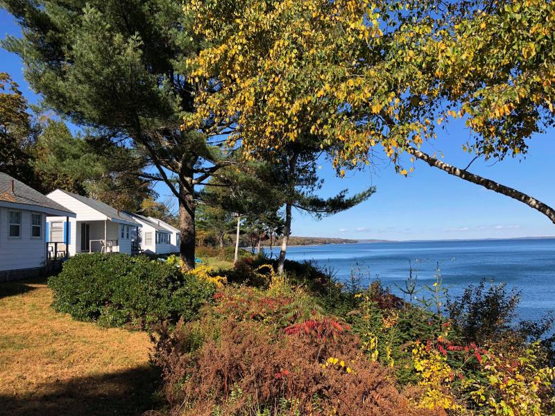 The waterside cabins at Drift. (Photo courtesy of Ellen Reynolds)