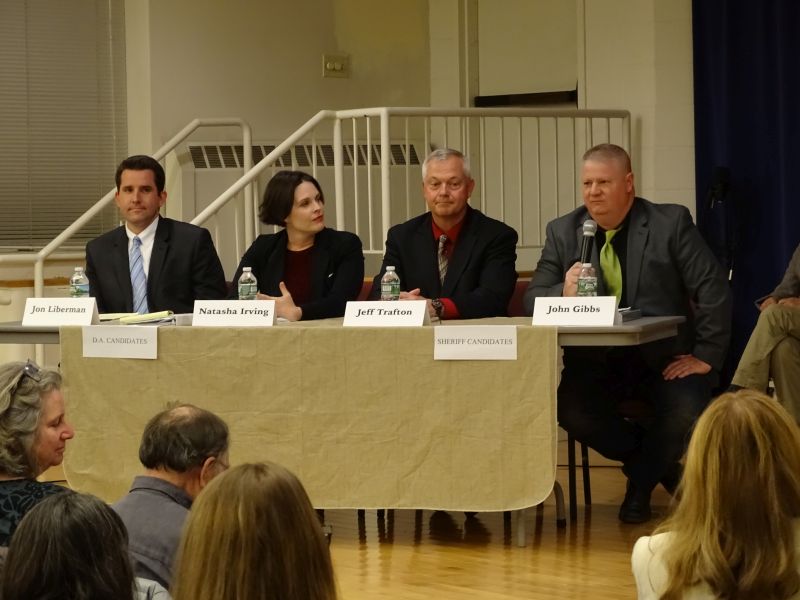Left to right: Jon Liberman, Natasha Irving, Jeffrey Trafton, and John Gibbs. (photo by Erica Thoms)